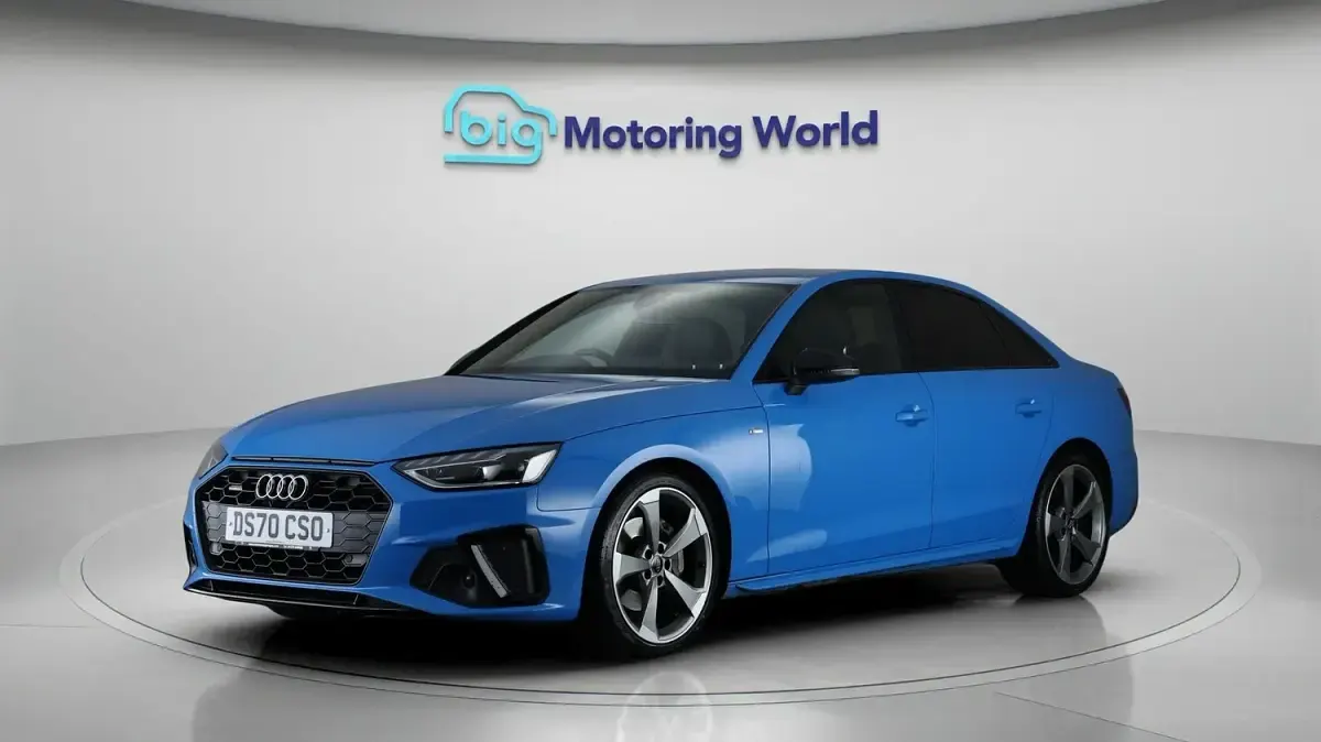 Used Audi A4 Black Edition 201 HP (147 kW) 2020 Blue Sedan
