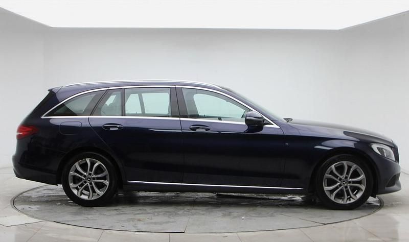 Used Mercedes C200 2017 Blue Estate