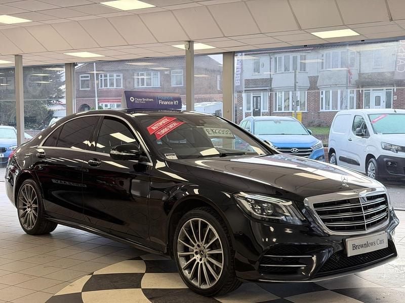 Black Used 2019 Mercedes S400 Executive Sedan | £21,995 (Fair price) - Image 1/4