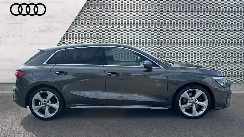 Used Audi A3 S-Line 150 HP (110 kW) 2020 Grey Sedan