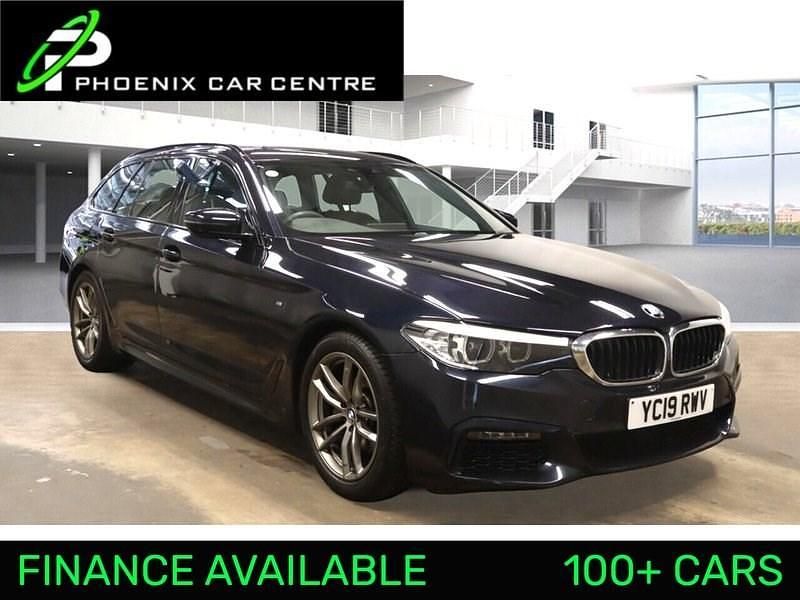 Carbon black metallic Used 2019 BMW 520 M Sport Estate | £16,795 (Good price) - Image 1/1
