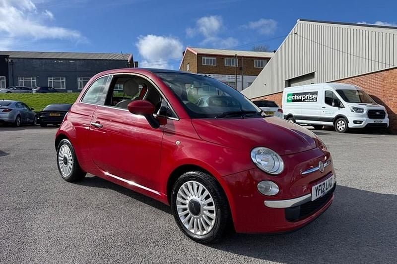 Used Fiat 500 Lounge 69 HP (50 kW) 2012 Red Hatchback
