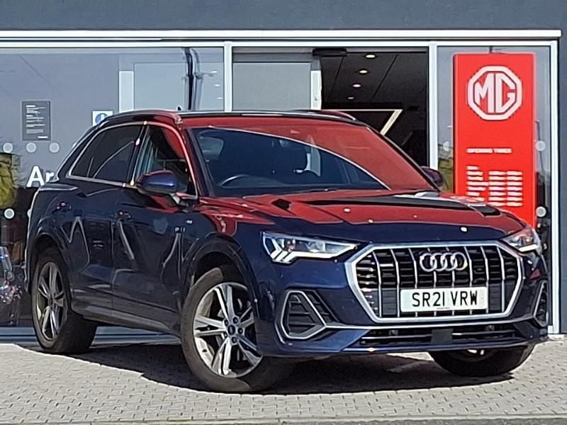 Used Audi Q3 S-Line 190 HP (139 kW) 2021 Blue SUV