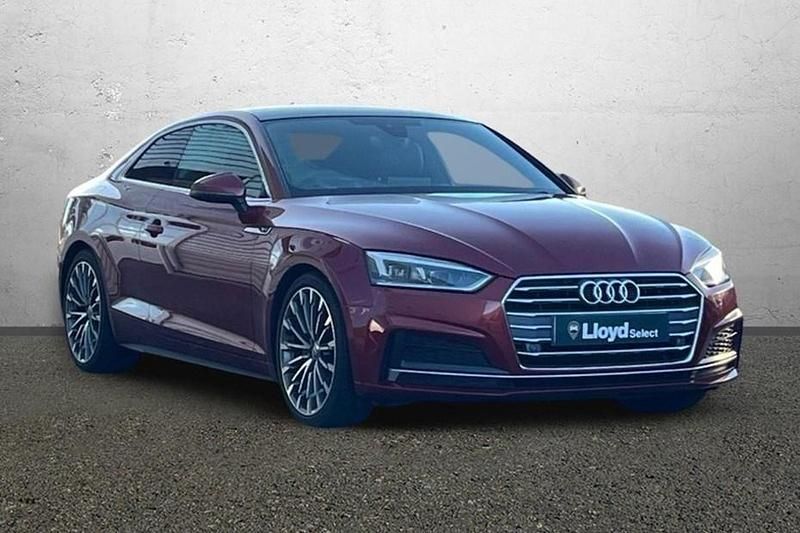 Used Audi A5 S-Line 190 HP (139 kW) 2019 Red Coupe