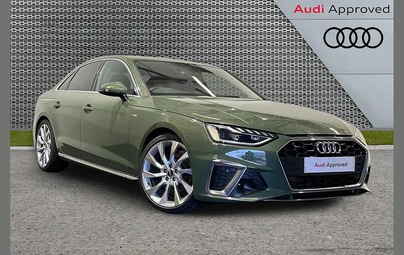 Used Audi A4 S-Line 148 HP (108 kW) 2022 Green Sedan