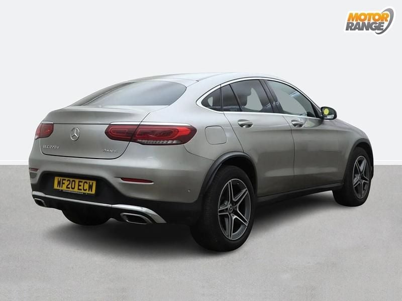 Used Mercedes GLC220 AMG line 194 HP (142 kW) 2020 Silver Coupe
