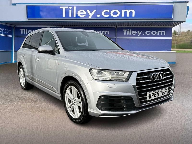 Begagnad Audi Q7 S-Line 272 HK (200 kW) 2015 Silver SUV