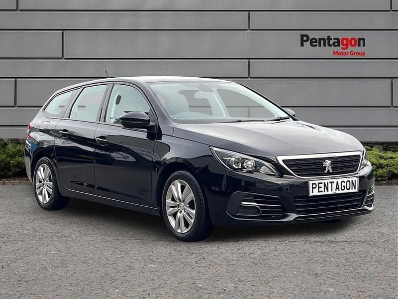 Black Used 2018 Peugeot 308 Active Estate | £8,499 (Fair price) - Image 1/4
