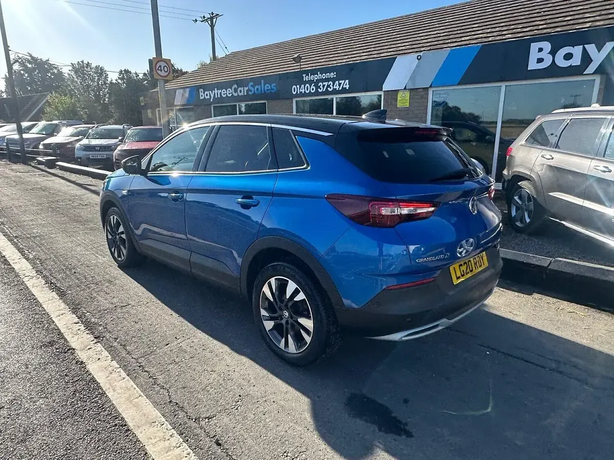 Used Vauxhall Grandland X SRi 130 HP (95 kW) 2020 Blue SUV
