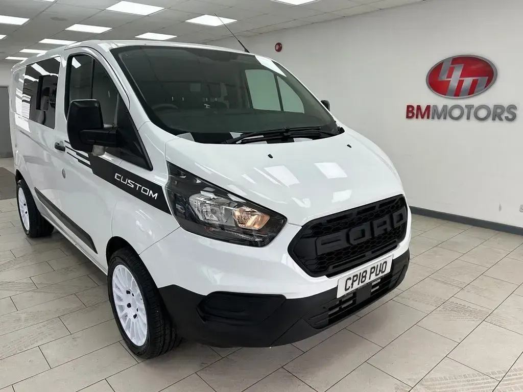 Used Ford Transit Custom 105 HP (77 kW) 2018 White Van