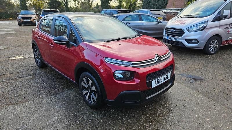 Red Used 2019 Citroën C3 Feel Hatchback | £5,995 (Good price) - Image 1/4