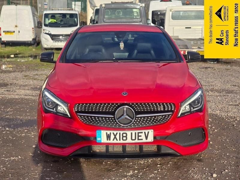 Used Mercedes CLA220 AMG line 177 HP (130 kW) 2018 Red Sedan