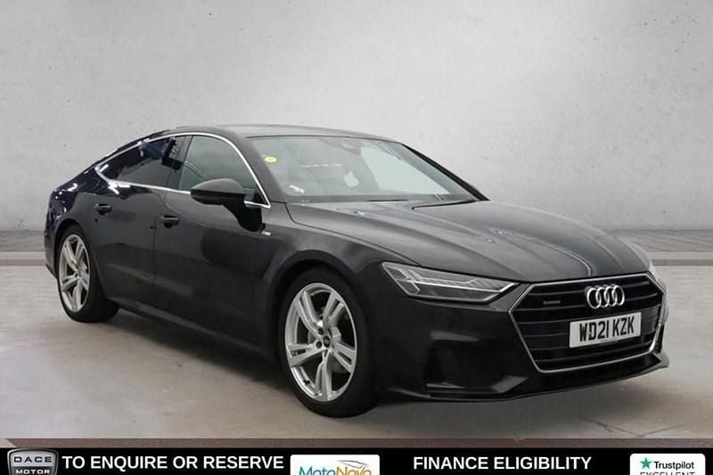 Used Audi A7 Sportback S-Line 204 HP (150 kW) 2021 Black Hatchback