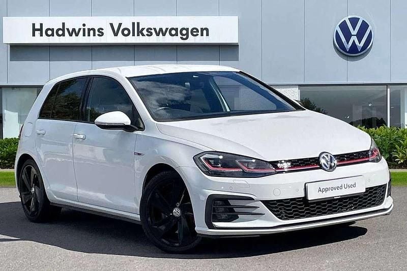 White Used 2020 VW Golf VIII GTI Hatchback | £22,495 (Fair price) - Image 1/4