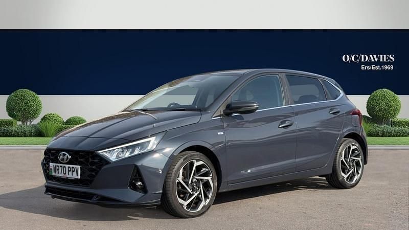 Begagnad Hyundai i20 Premium 2020 Grå Halvkombi