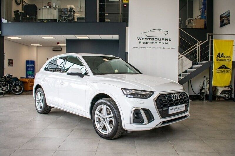 White Used 2021 Audi Q5 S-Line SUV | £28,780 (Good price) - Image 1/3