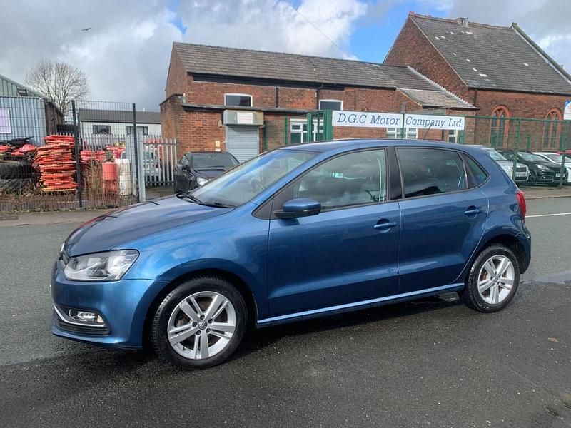Used VW Polo Edition 90 HP (66 kW) 2017 Blue Hatchback