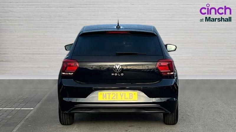 Used VW Polo Match 95 HP (69 kW) 2021 Black Hatchback