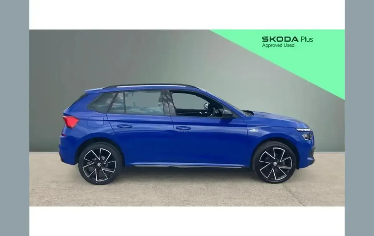 Used Skoda Kamiq Monte Carlo 115 HP (84 kW) 2023 Blue SUV