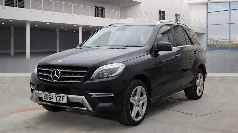 Black Used 2015 Mercedes ML350 AMG line SUV | £14,499 (Fair price) - Image 1/4