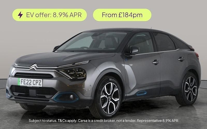 Used 2023 Citroën e-C4 Shine Hatchback | £12,614 (Good price) - Image 1/3