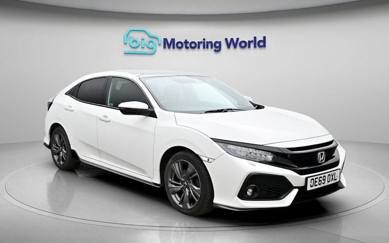 Used Honda Civic Sport Plus 182 HP (133 kW) 2019 White Hatchback
