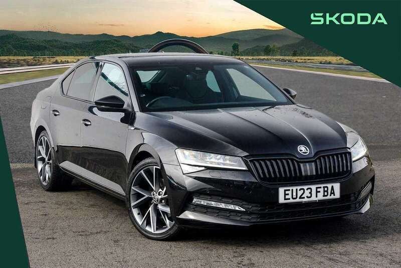 Black Used 2023 Skoda Superb SportlinePlus Hatchback | £24,995 (A bit pricey) - Image 1/4