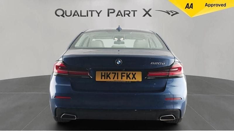 Used BMW 520 2021 Blue Sedan