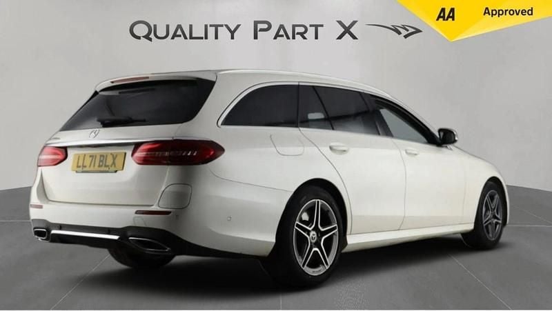 Used Mercedes E300 AMG line 2021 White Estate