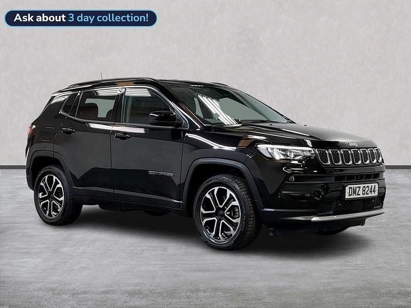Black Used 2024 Jeep Compass Limited SUV | £20,499 (Fair price) - Image 1/4