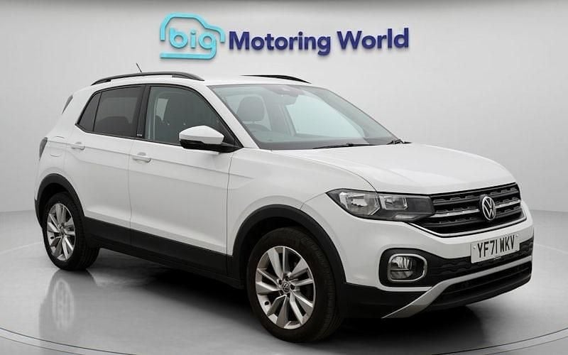 White Used 2021 VW T-Cross Active SUV | £16,800 (Fair price) - Image 1/4