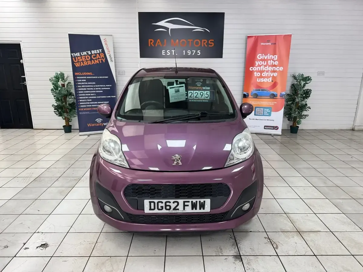 Used Peugeot 107 Active 68 HP (50 kW) 2012 Purple Hatchback