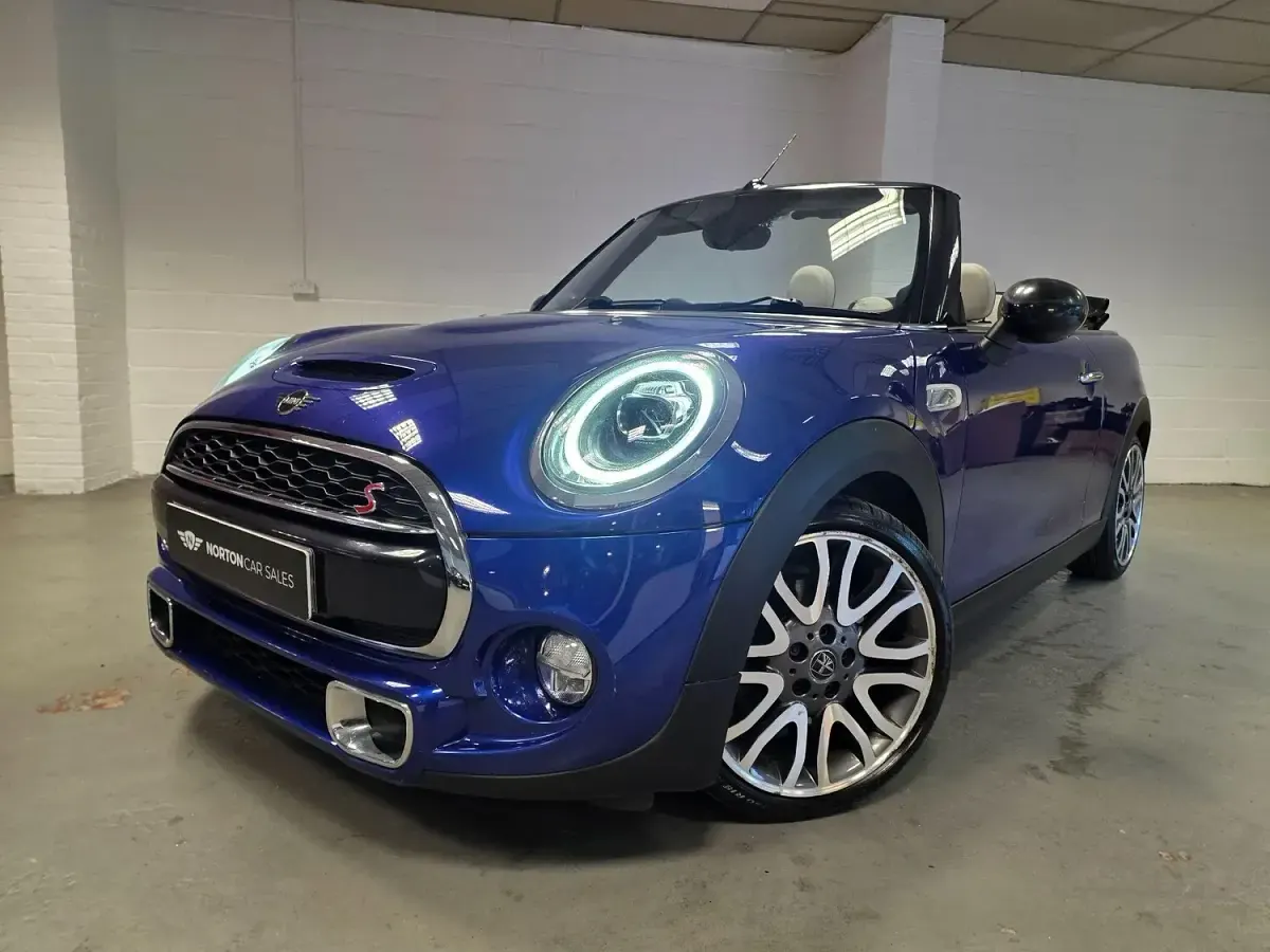 Used Mini Cooper S Cabriolet 2018 Blue Cabriolet