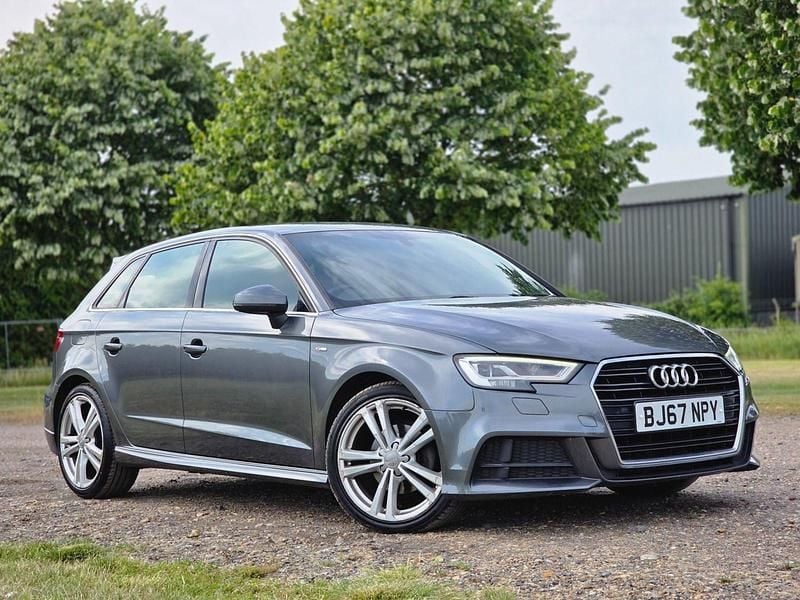 Used Audi A3 Sportback S-Line 150 HP (110 kW) 2017 Grey Hatchback