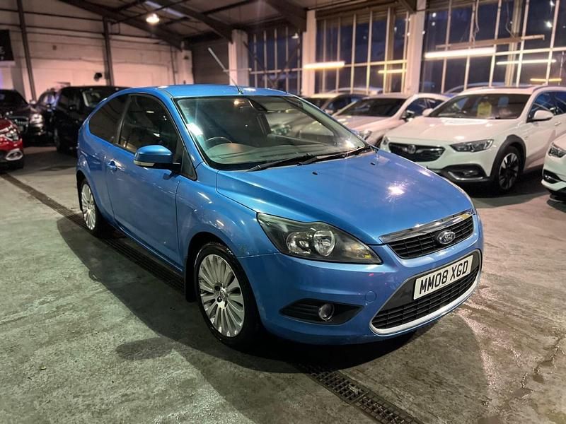 Blue Used 2008 Ford Focus Titanium Hatchback | £790 (Fair price) - Image 1/4