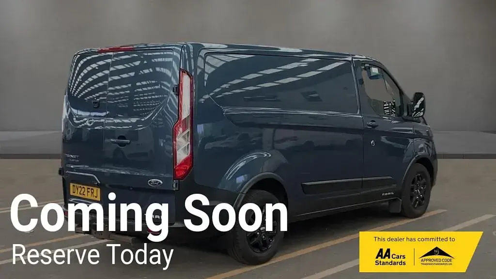 Used Ford Transit Custom 170 HP (125 kW) 2022 Blue Van