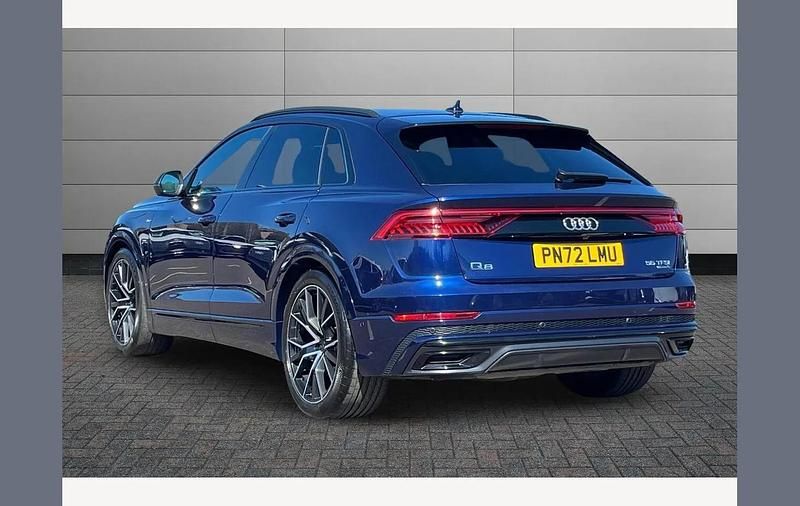 Used Audi Q8 Black Edition 340 HP (250 kW) 2022 Blue SUV