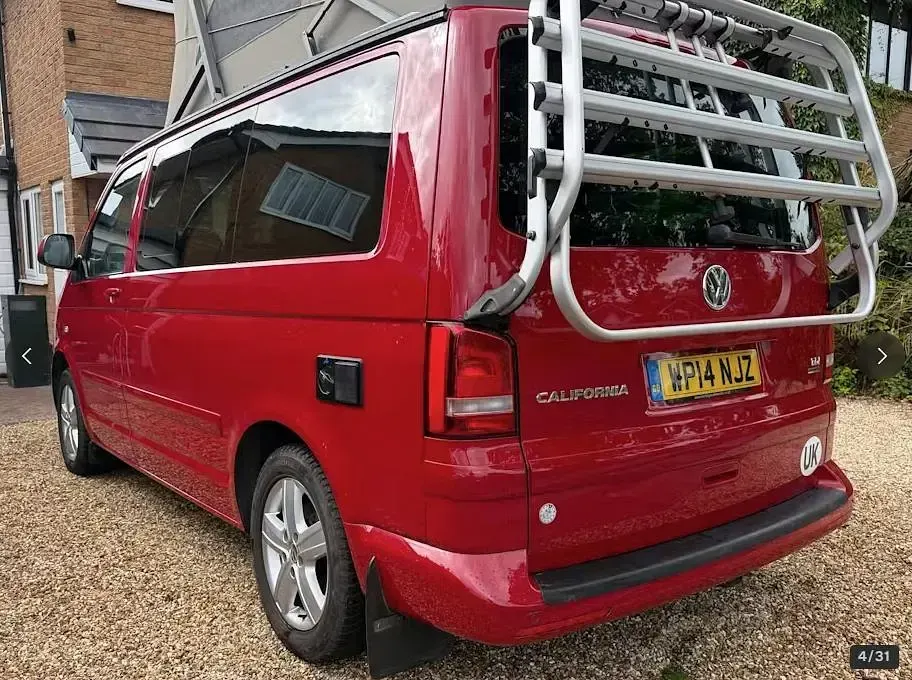 Used VW California California 2014 Red Van