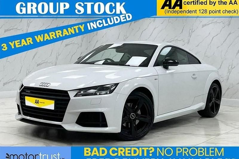 Used Audi TT Black Edition 230 HP (169 kW) 2016 White Coupe