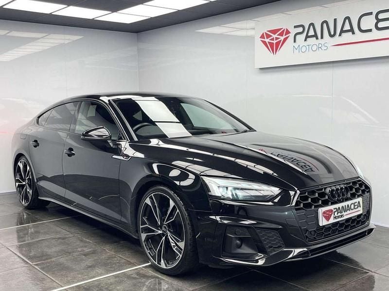Black Used 2022 Audi A5 Sportback Black Edition Hatchback | £25,990 (Fair price) - Image 1/4