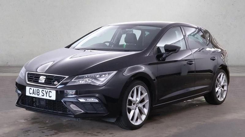 Used Seat Leon FR 125 HP (91 kW) 2018 Black Hatchback
