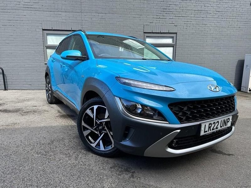 Used Hyundai Kona Premium 120 HP (88 kW) 2022 Blue SUV