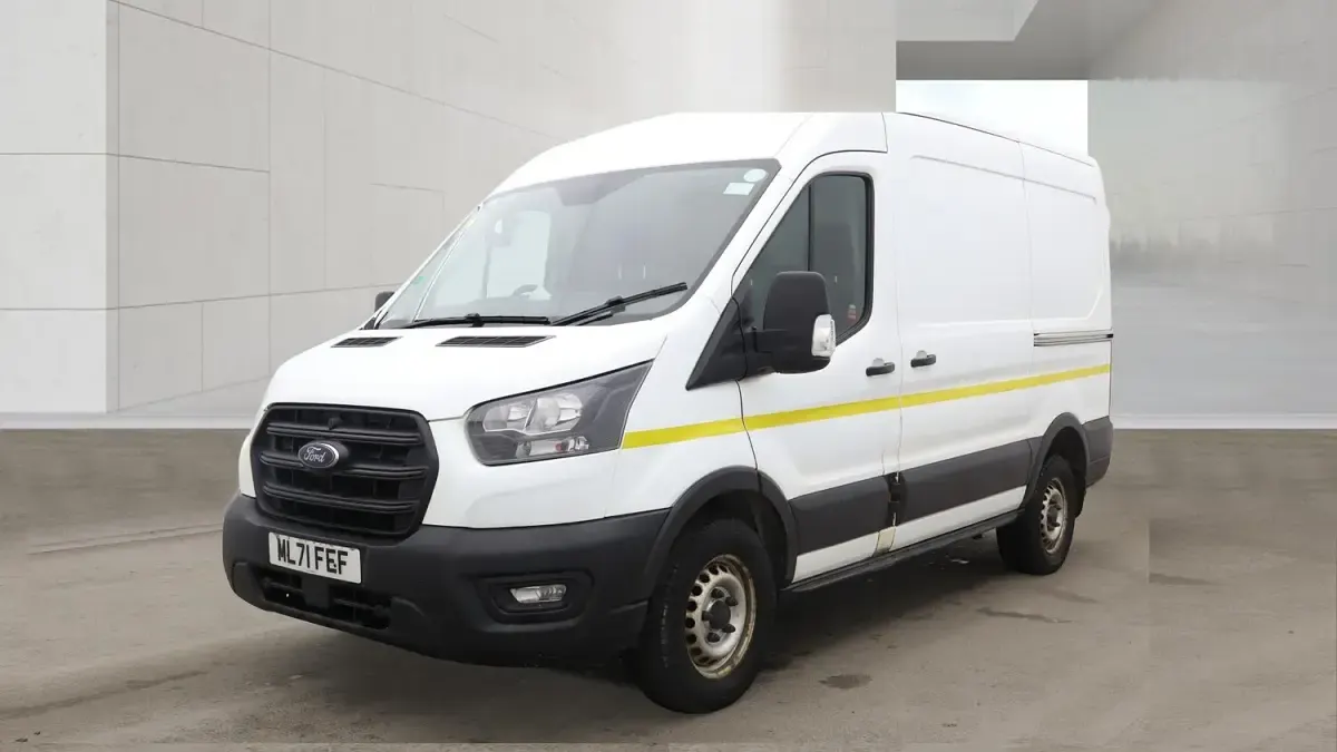 Used Ford Transit 130 HP (95 kW) 2021 White Van