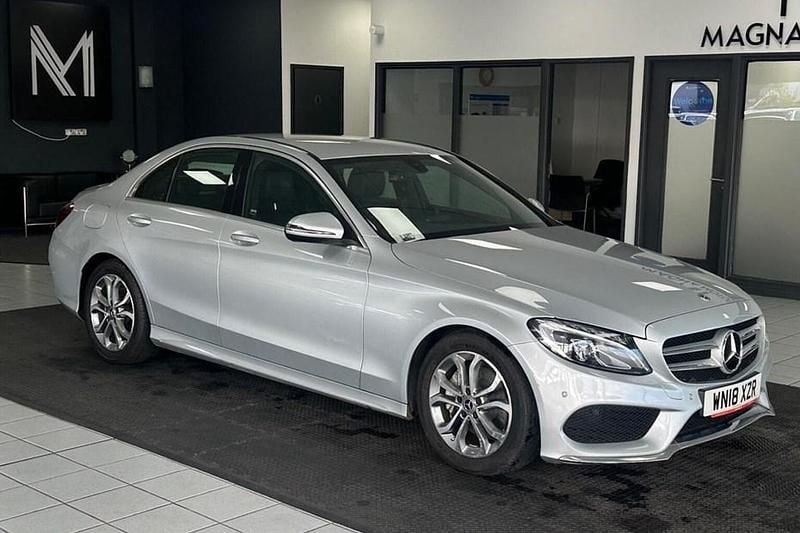 Silver Used 2018 Mercedes C220 AMG line Sedan | £11,995 (Super price) - Image 1/1