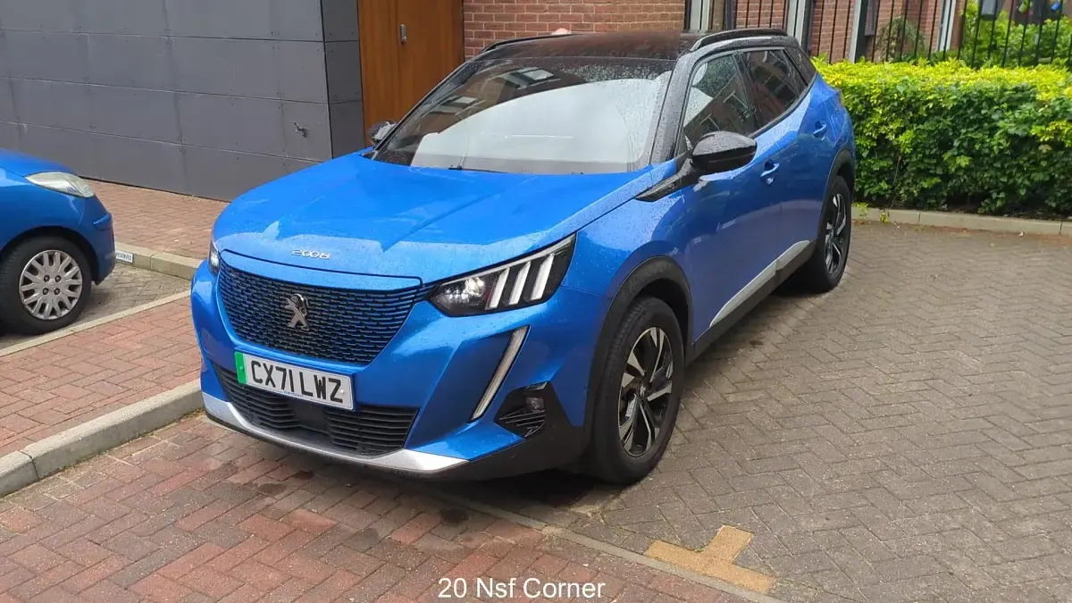 Used Peugeot 2008 GTi 100 kW (136 HP) 2021 Blue SUV