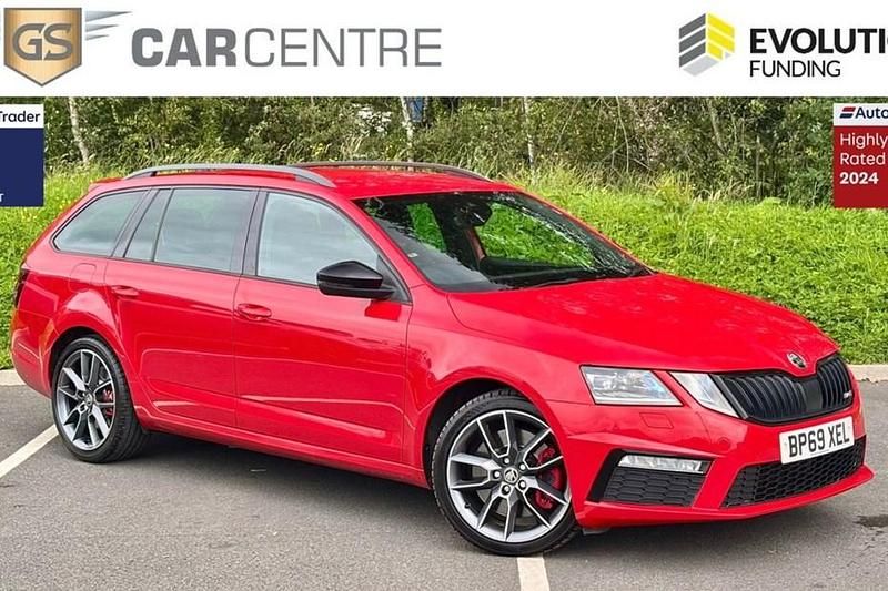 Red Used 2019 Skoda Octavia vRS Estate | £15,200 (Good price) - Image 1/1