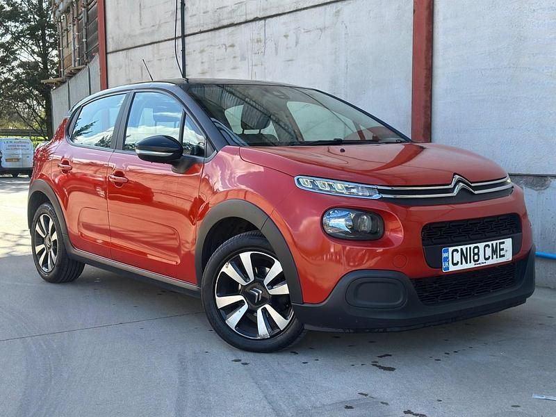 Used Citroën C3 Feel 2018 Orange Hatchback