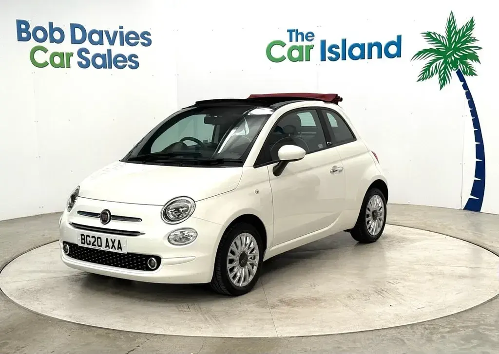 Used Fiat 500 Lounge 2020 White Cabriolet
