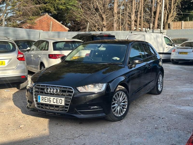 Used Audi A3 150 HP (110 kW) 2016 Black Hatchback