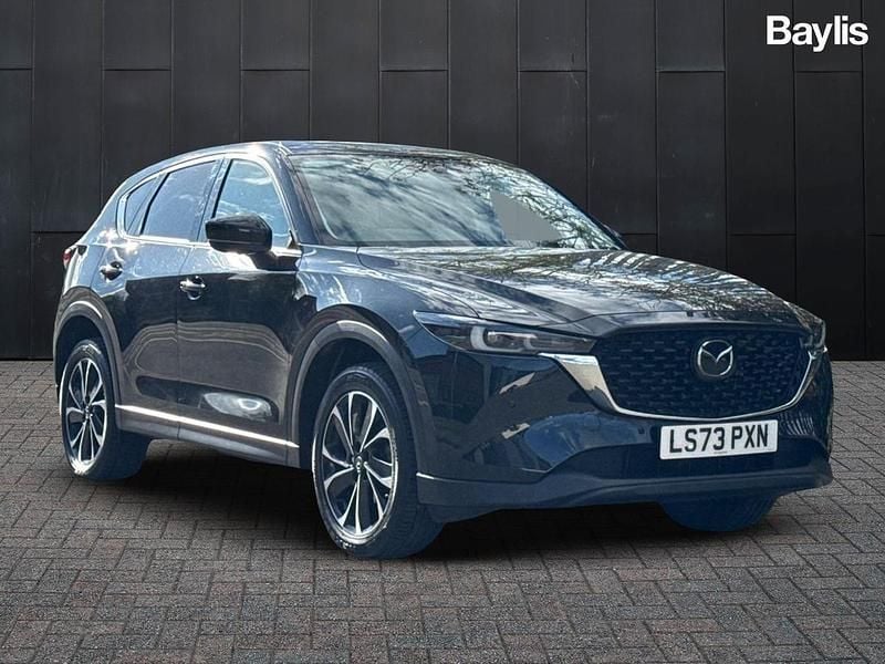 Black Used 2023 Mazda CX-5 Exclusive-Line SUV | £17,880 (Good price) - Image 1/3